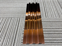 鉄鋼二次の会社様の協力のもと実現した銅製のオリジナル壁材製品